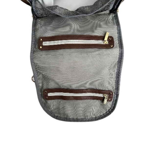 ITZY RITZY Heather Grey Boss Backpack Diaper Bag main image 5